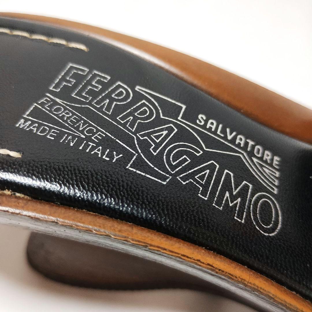 フェラガモ ミュール 本革製 レザー Salvatore Ferragamo