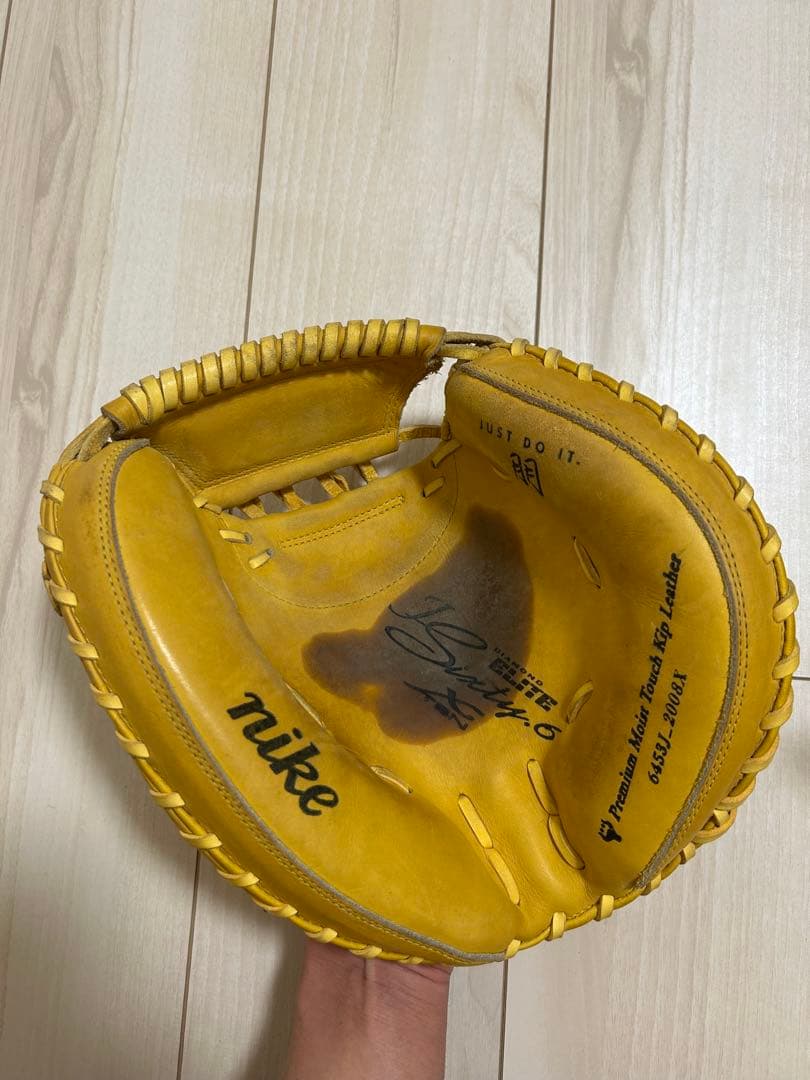 NIKE DIAMONDELITE硬式キャッチャーミット激レアモデル即戦力廃盤品