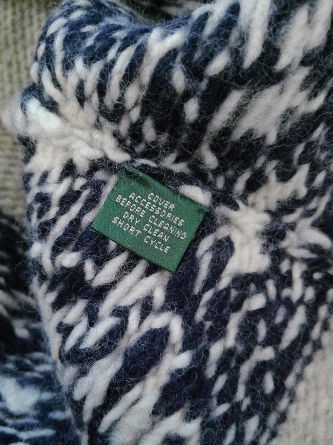 新品 RALPH LAURENラルフローレン ハンドニット ポンチョ ネイティブ