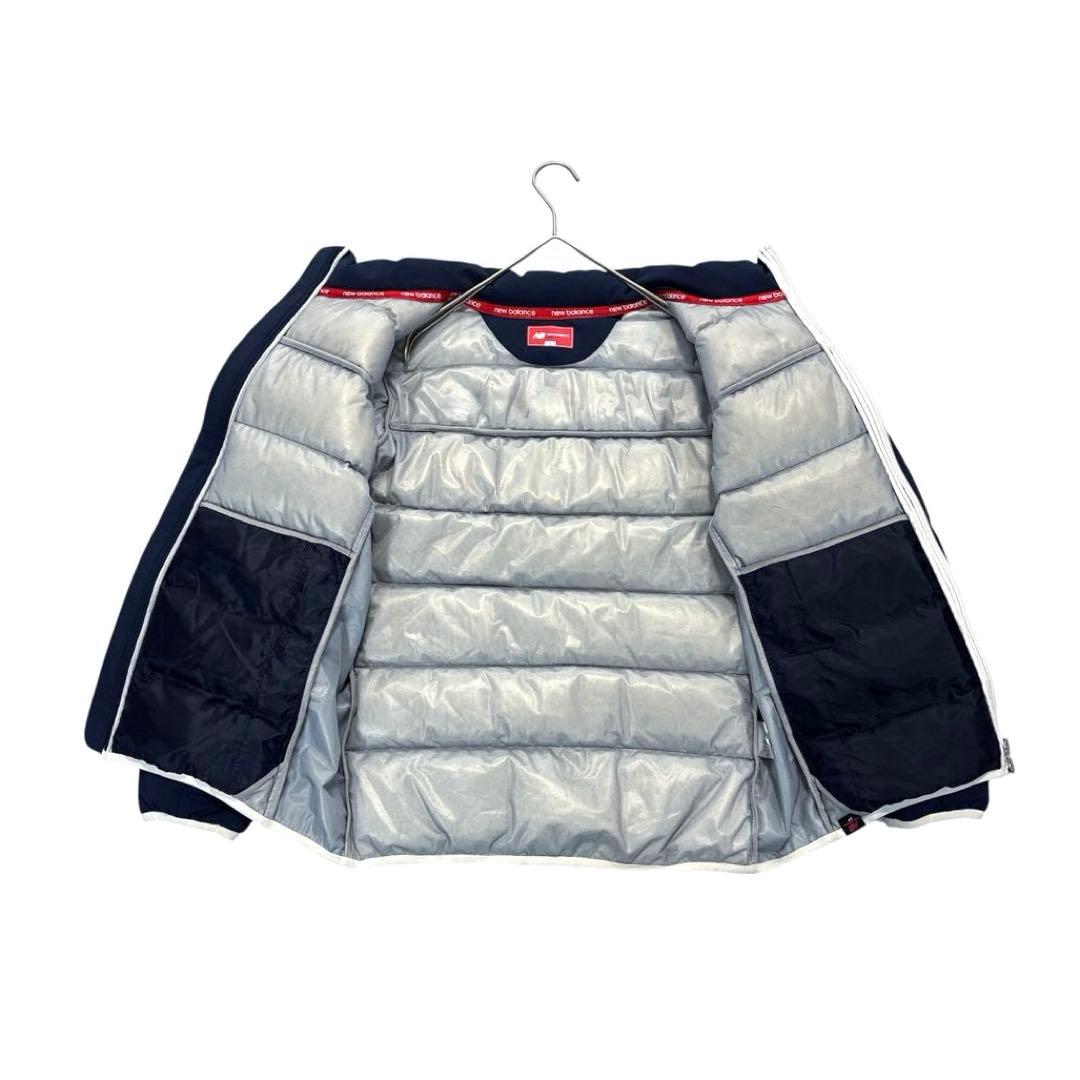 ニューバランスゴルフ　ダウンジャケット　ネイビー　バイカラー　L程度 サイズ2