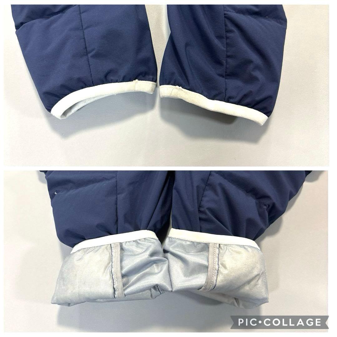 ニューバランスゴルフ　ダウンジャケット　ネイビー　バイカラー　L程度 サイズ2