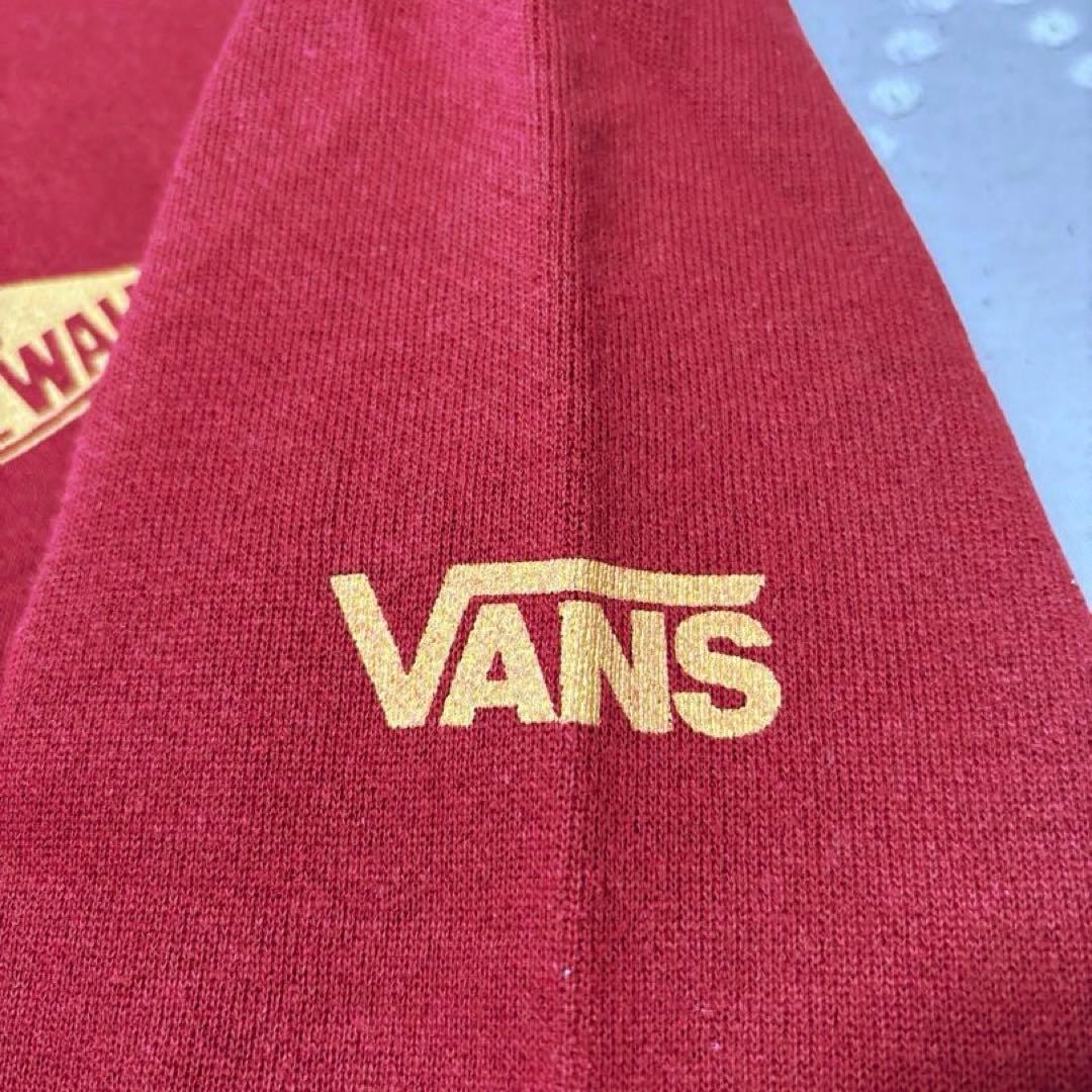 レア 80s VANS スウェット USA製 DISCUS バーガンディ L