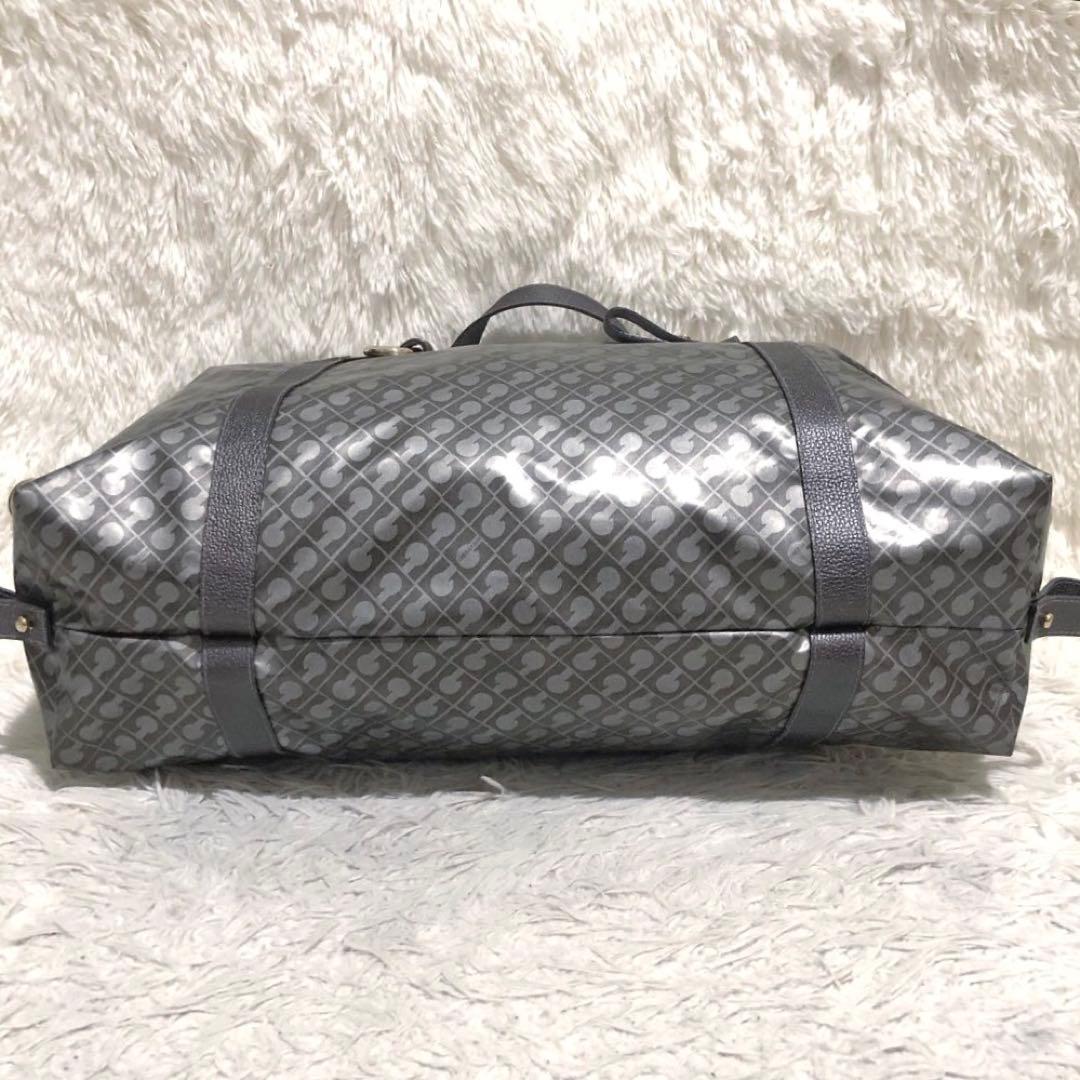 新品同様✨ゲラルディーニ　 ボストンバッグ　 大容量　ソフティ　 グレー系