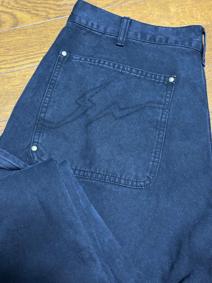 【L_定価52800円】sequel duck painter pants 黒