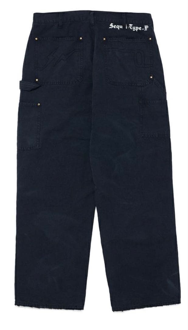 【L_定価52800円】sequel duck painter pants 黒