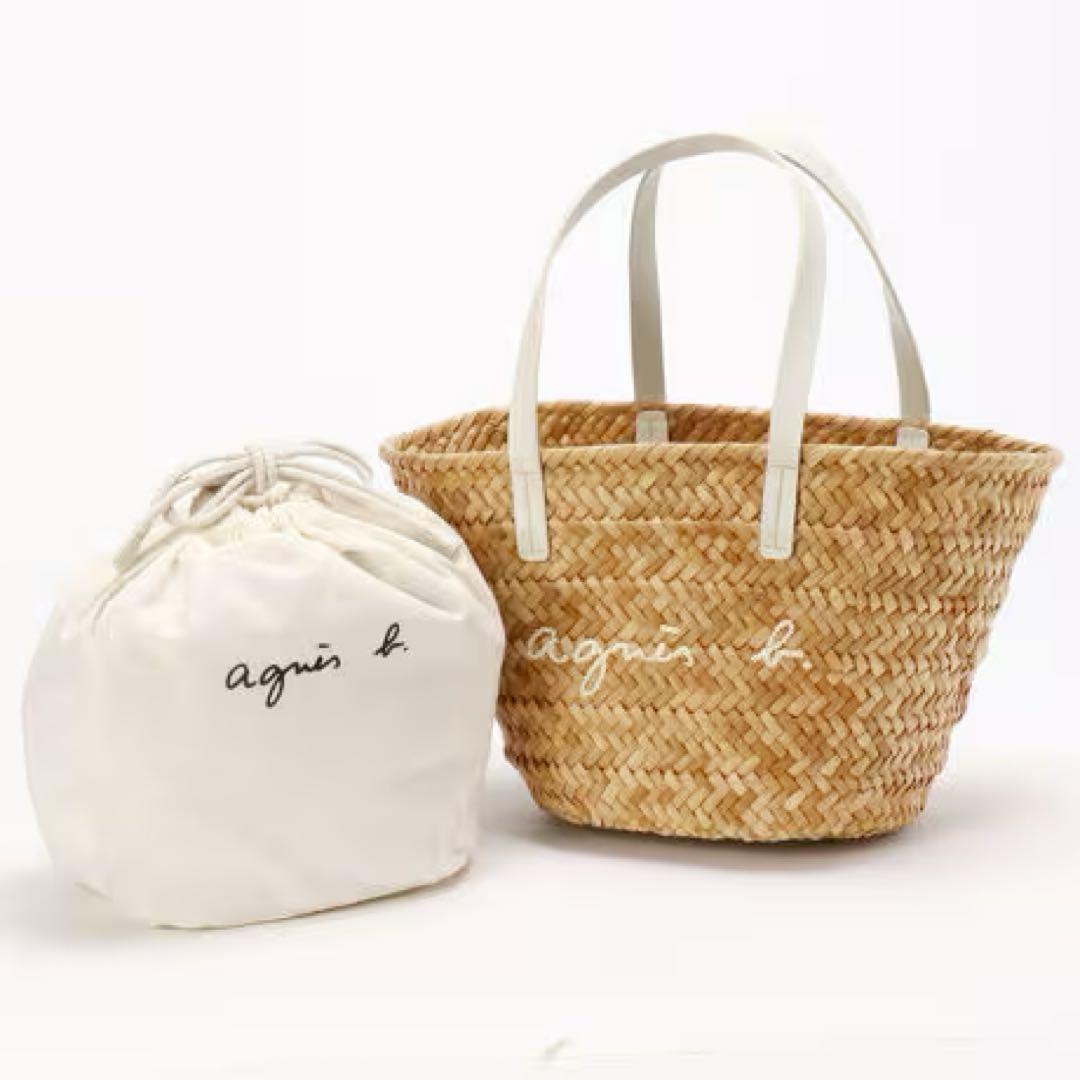 【美品】 agnes b. アニエスベー カゴバッグ バスケットバッグ