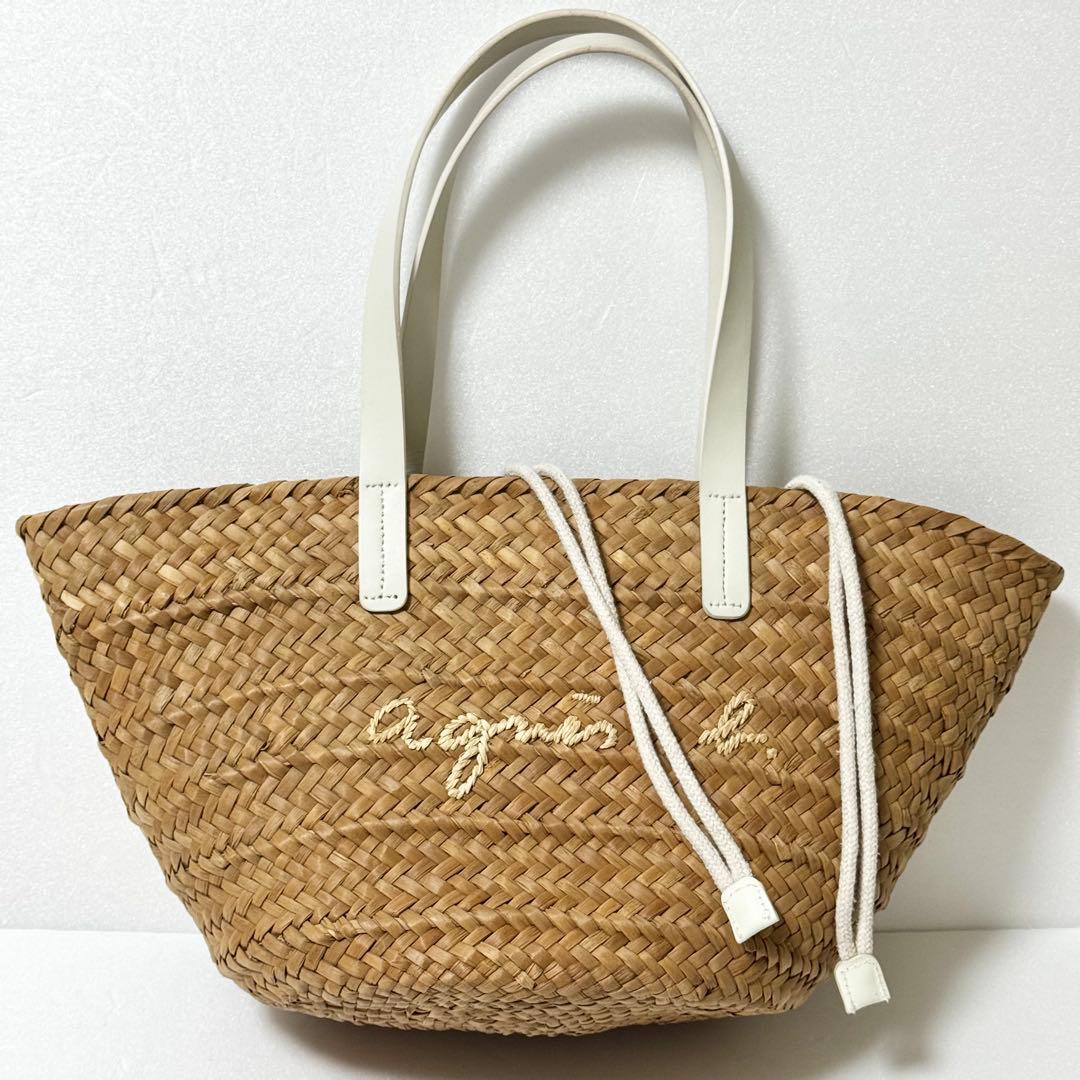 【美品】 agnes b. アニエスベー カゴバッグ バスケットバッグ