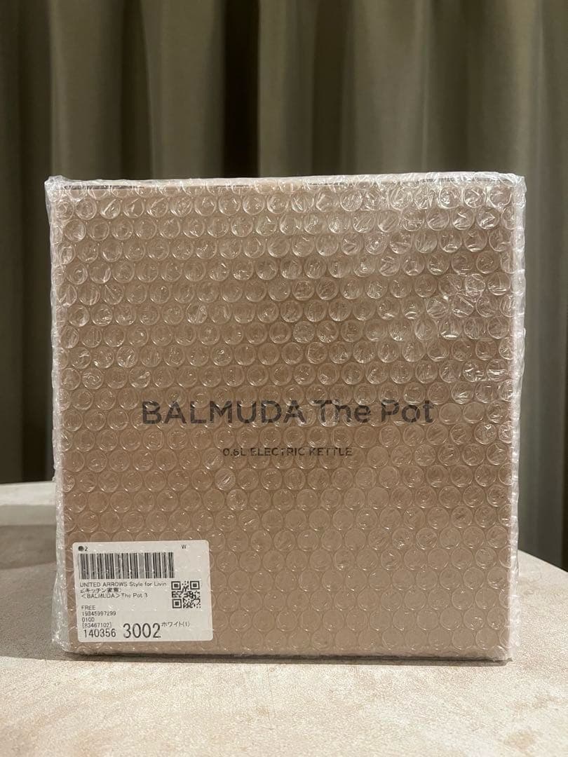 【新品未開封】BALMUDA The Pot 0.6L 電気ケトル　　 ホワイト