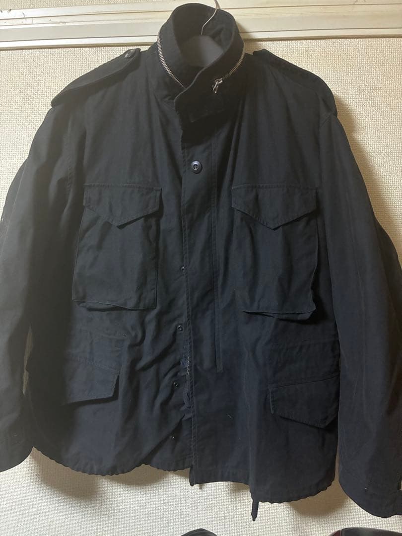 WAIPER.inc 米軍M-65フィールドジャケット 2ndモデル M-S 黒