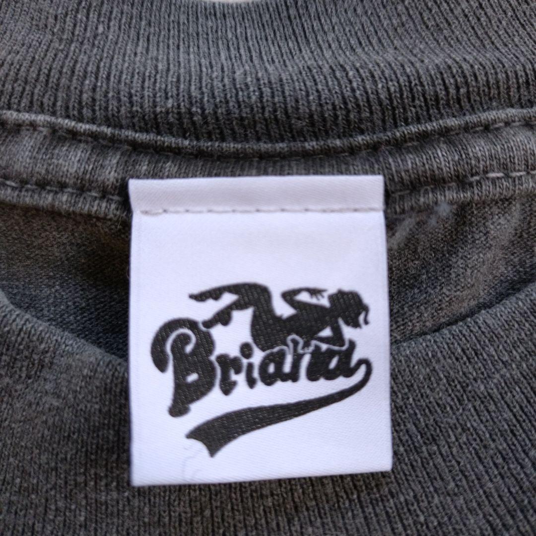ブリアナギガンテ、グラフィックTシャツ ダークグレー L