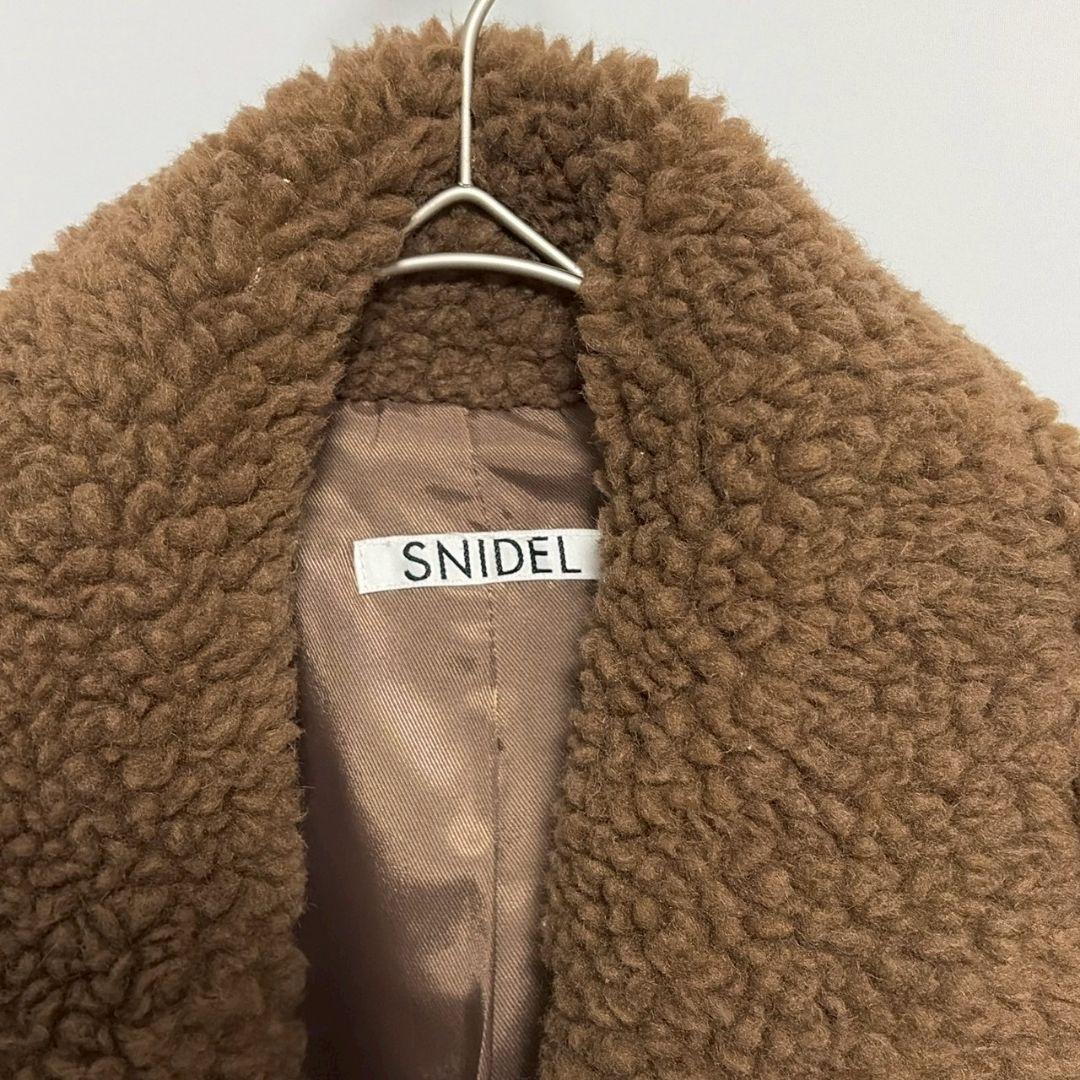 スナイデル ファーライク ボア コート テディベアコート ボアロングコート