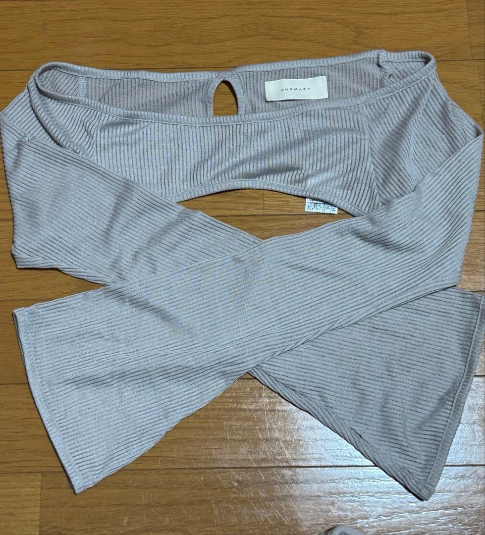 トップス andmary Shayla ribbon tops