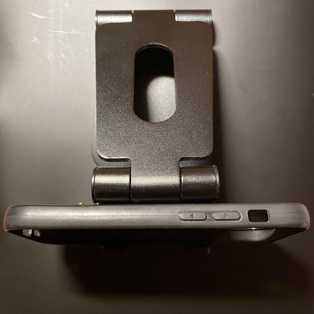 PRADA プラダ iPhone12mini ケース ブラック 三角ロゴ 金