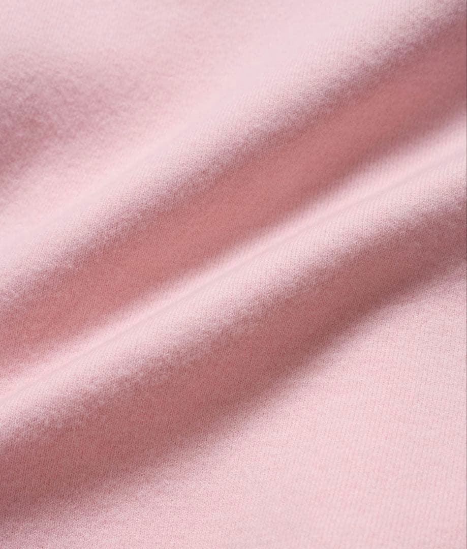 新品 アダムエロペ　トライアングルボタンミドルカーディガン　ブルー　長袖　ピンク