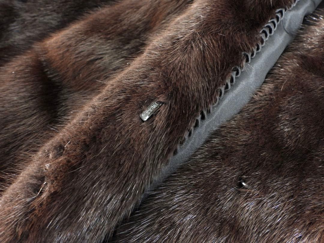 【美品】SAGA MINK ミンク　毛皮コート サイズ15号