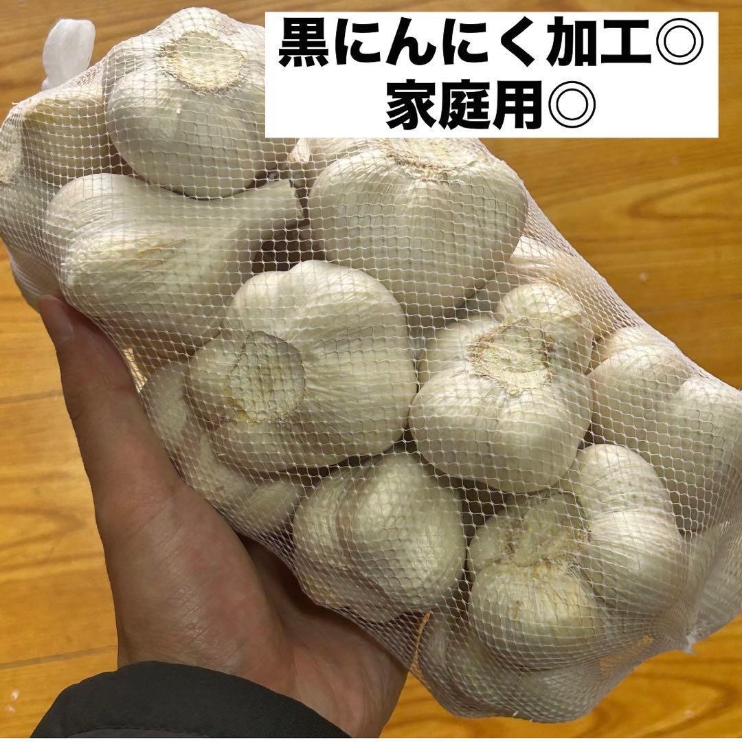 【お買い得セール】青森県 福地ホワイト にんにく M 4kg 　黒にんにく加工