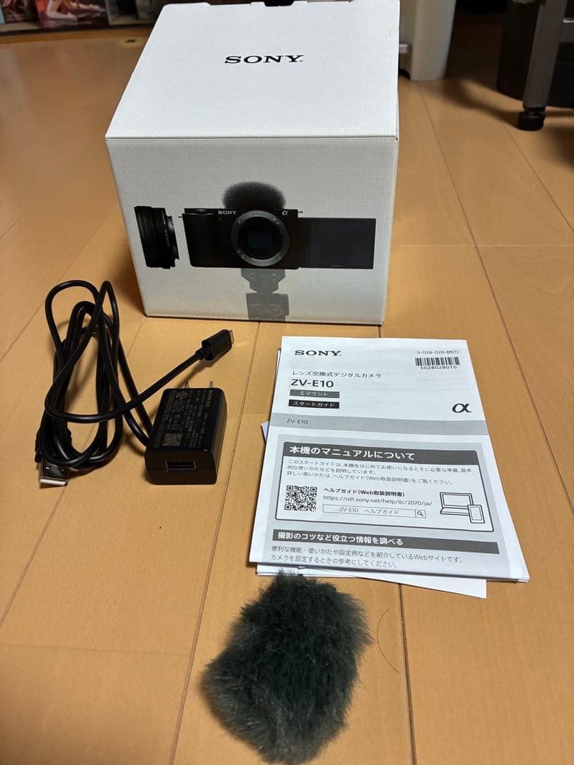 【極美品】SONY ZV-E10L パワーズームレンズ、シャッター回数282回