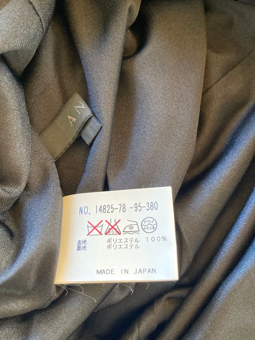 ウキエANAYI ノースリーブ ブラックドレス リボン付き