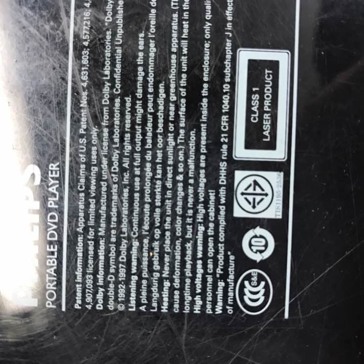 フィリップス ポータブルDVDプレーヤー