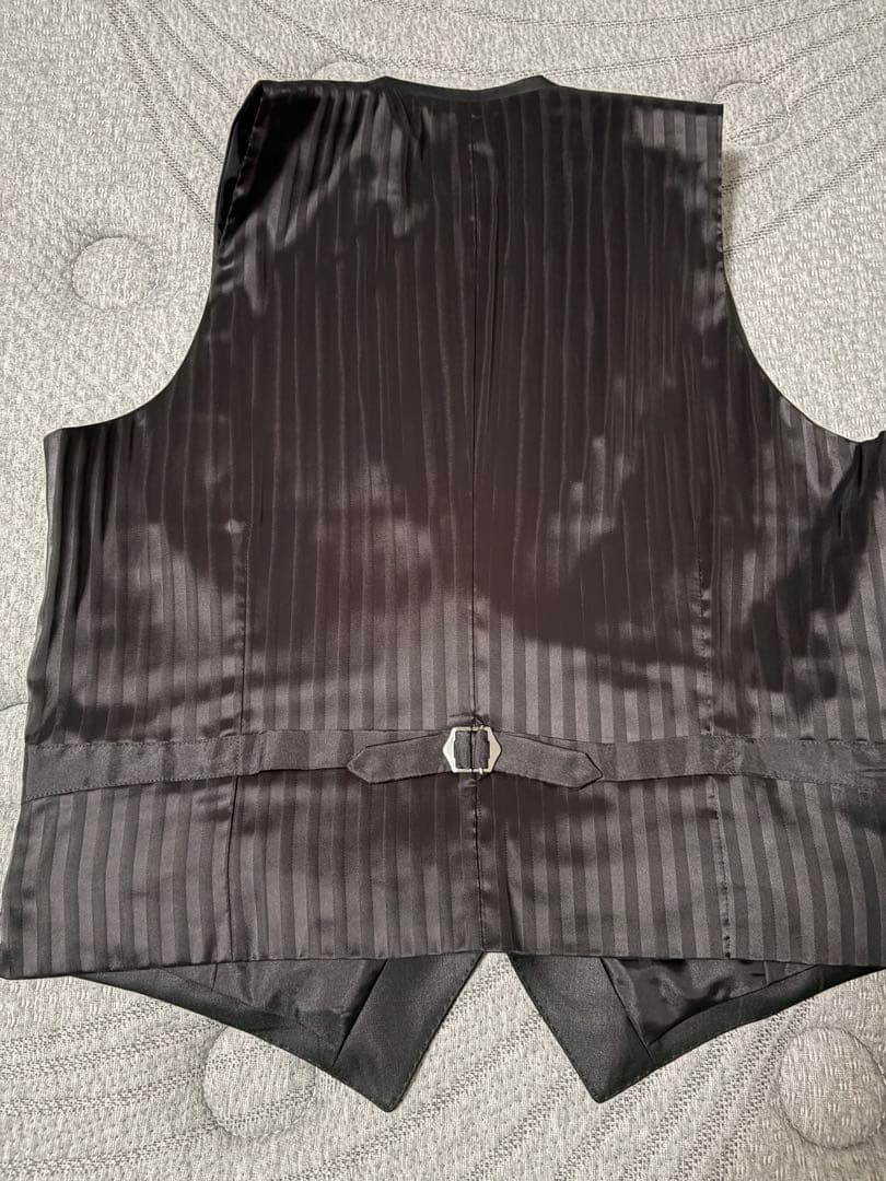 【新品】スリーピース　セットアップ　ブラックシャドウブロックチェック　AB5