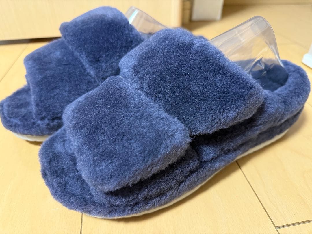 値下げ 新品未使用UGG 27cm ネイビー M FLUFF THAT