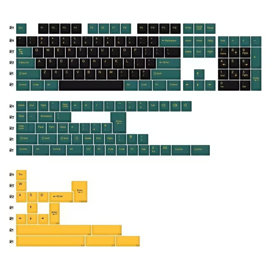 Weikav Stars75 メカニカルキーボード ISO配列プレートおまけ