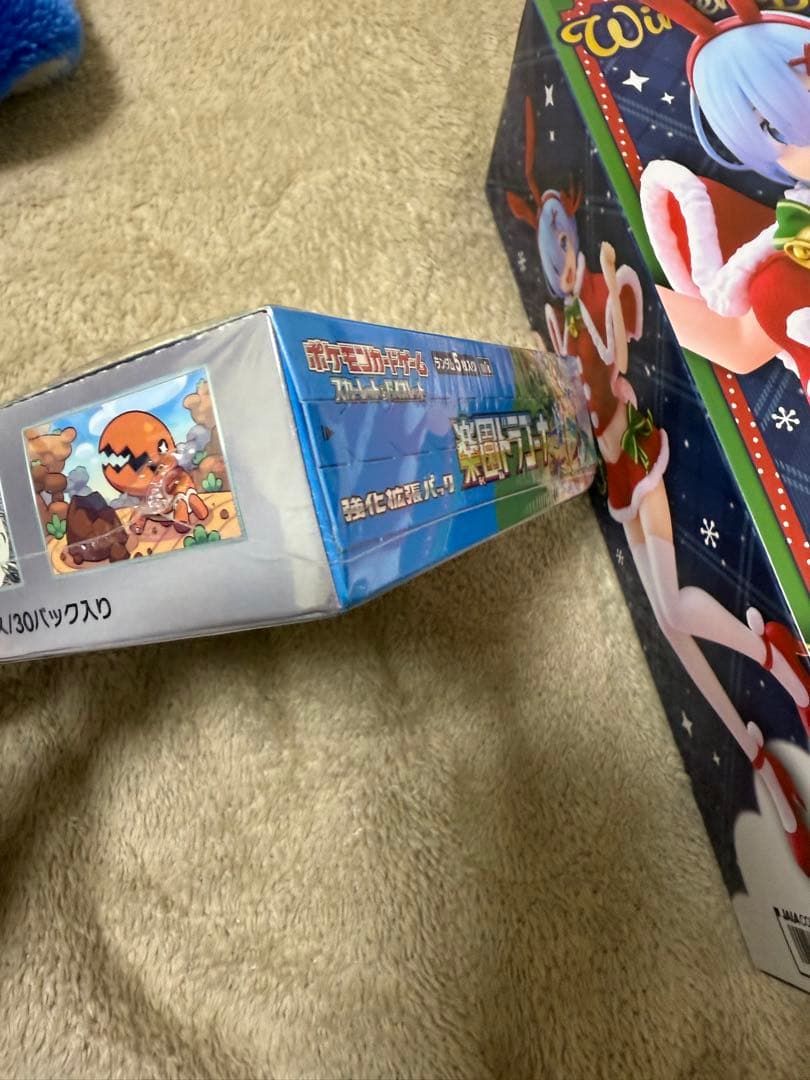 ポケカ　楽園ドラゴーナ　boxシュリンク未開封 フィギュア付き