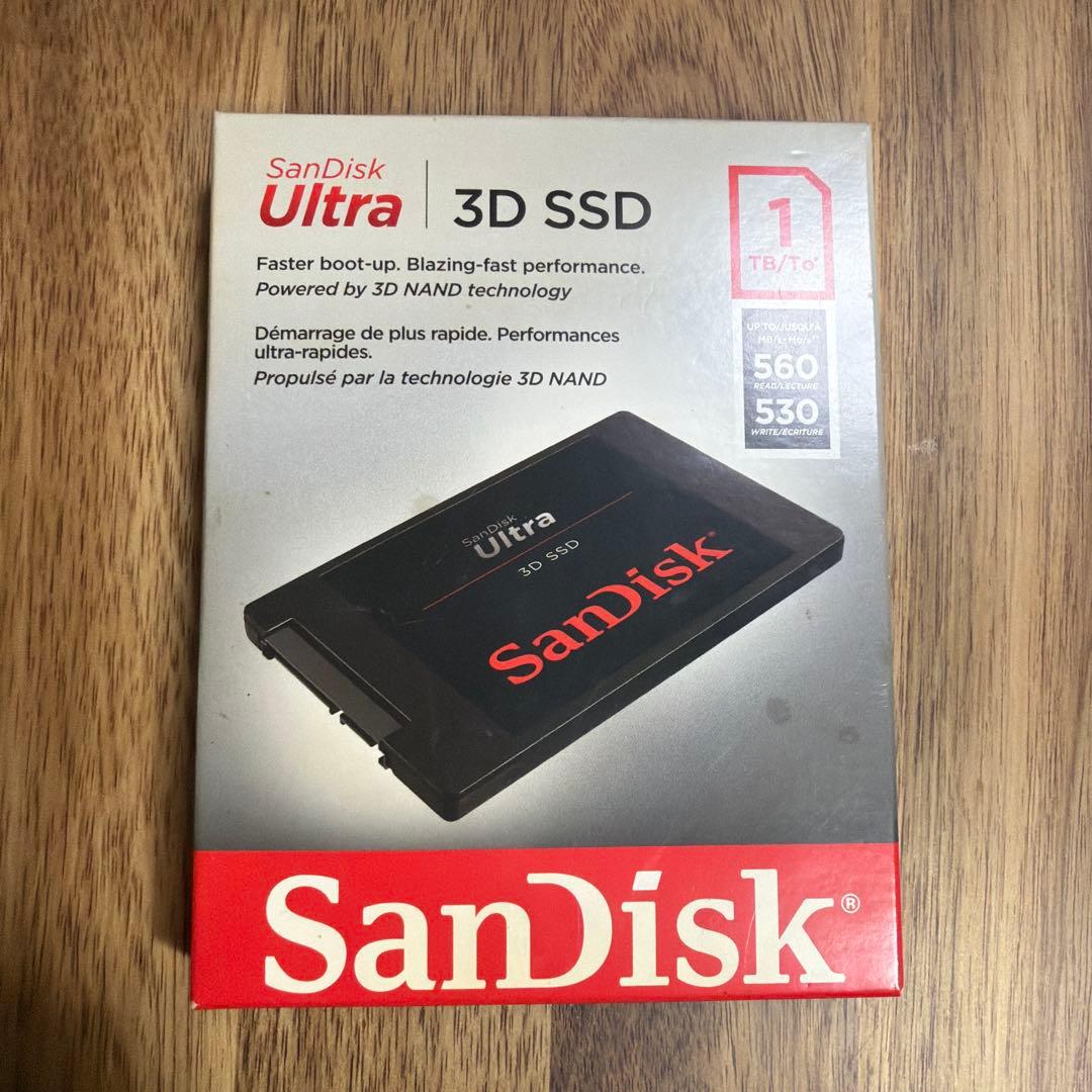 【未開封】SanDisk Ultra 3D SSD 1TB