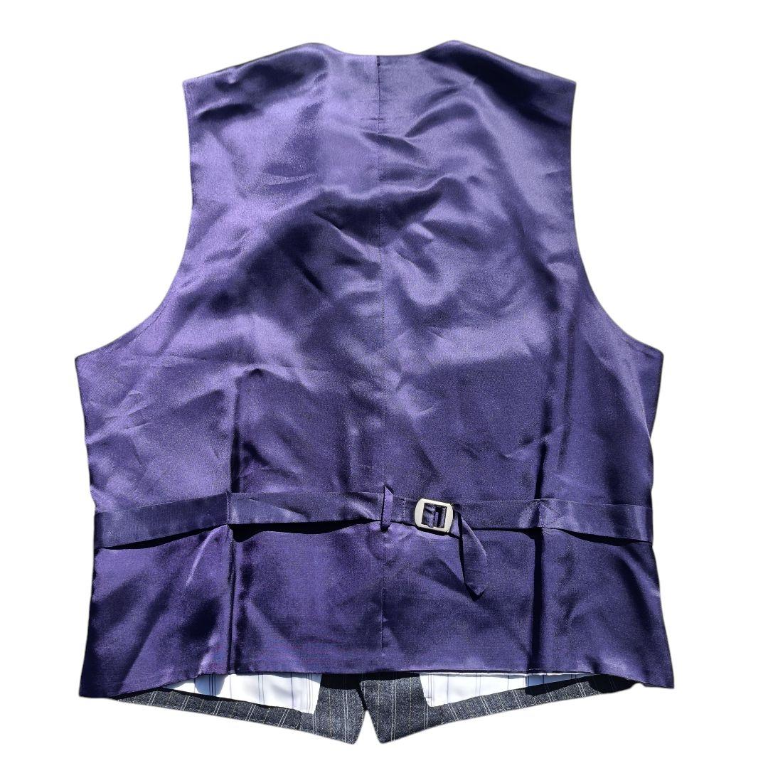 ポールスミス スーツ セットアップ 3ピース グレー ストライプ 美品 お洒落