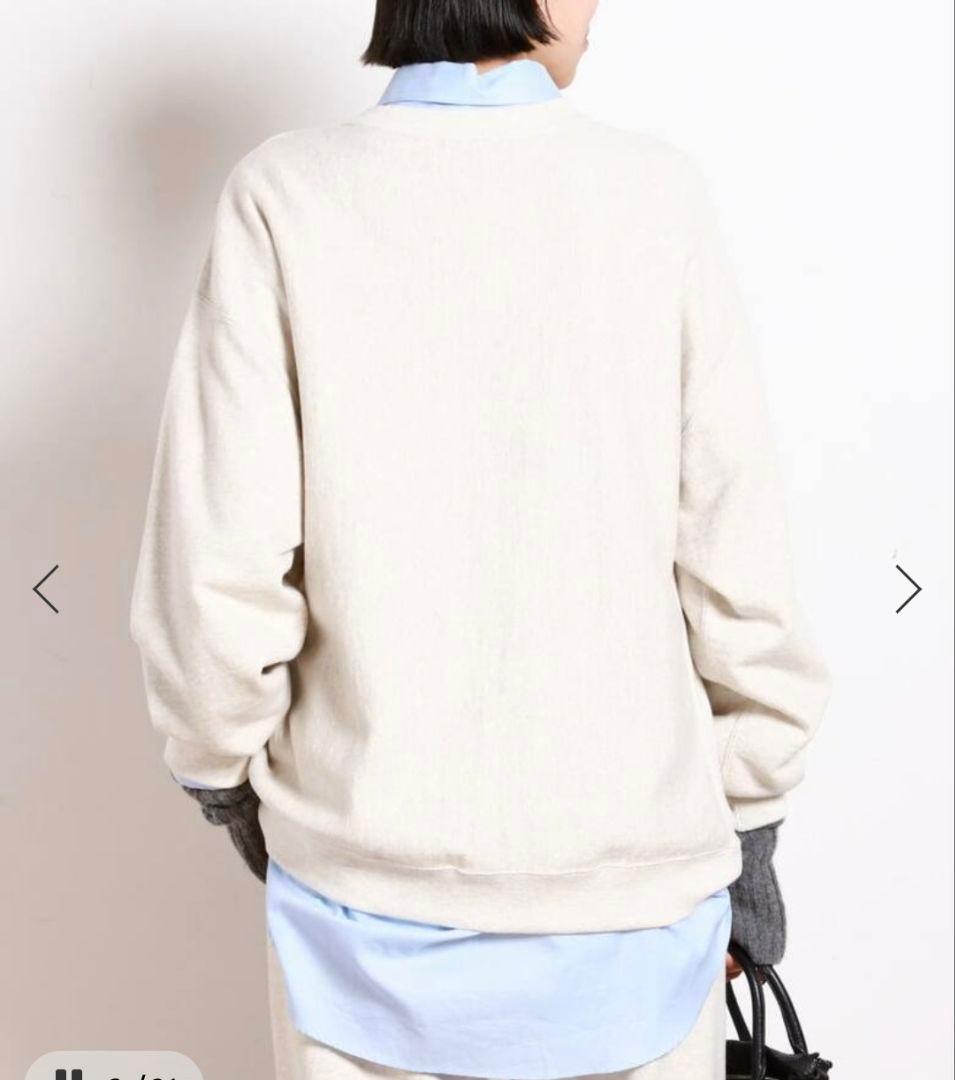 【AMERICANA】別注AMEY emblem C/N PULLOVER