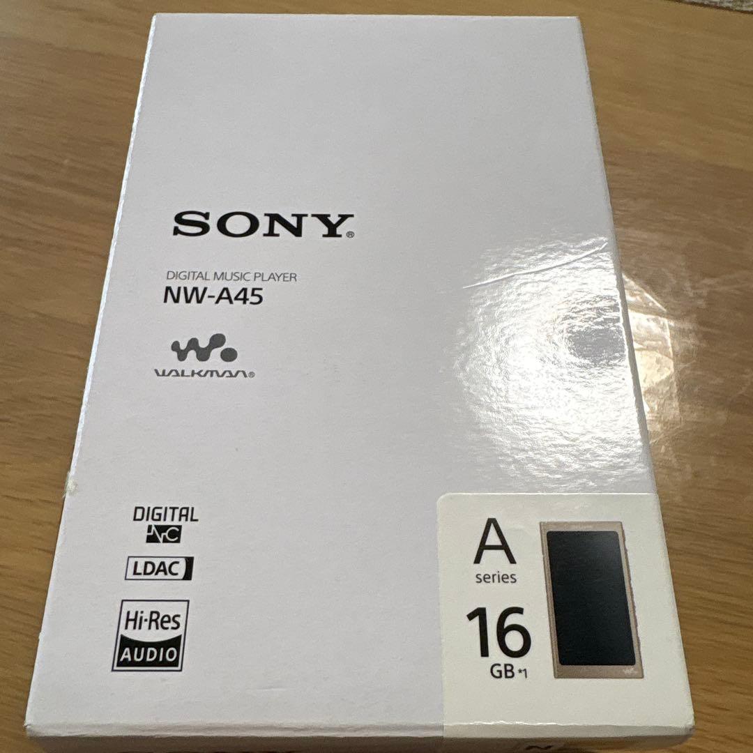 SONY NW-A45 デジタル音楽プレーヤー 16GB ペールゴールド