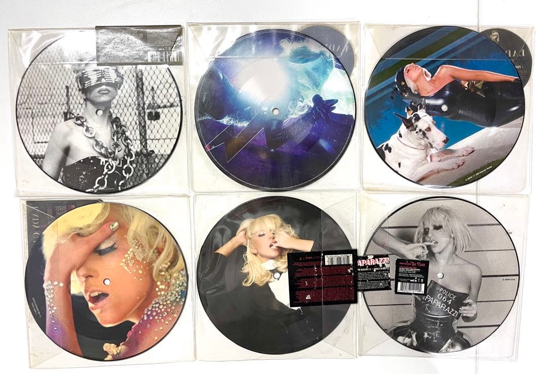 LADY GAGA ピクチャーレコード　6枚セット　希少　レディーガガ