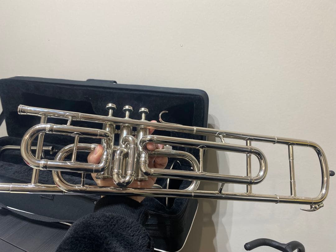 A*a様 Nasir Ali バルブトロンボーン B♭ニッケルメッキ仕上げ