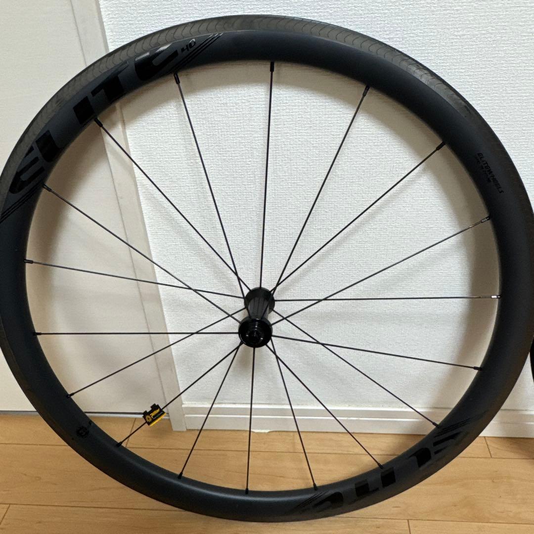 Elitewheels Edge 40 リムブレーキ　カーボンホイール