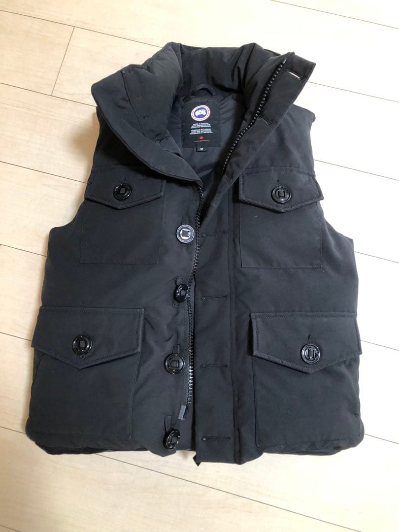  カナダグース ★ダウンベスト黒S（ M相当）