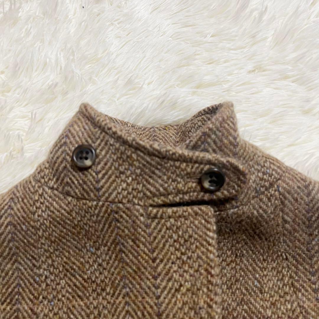 美品 ラルフローレン ヘリンボーン アルパカ テーラードジャケット ツイード L