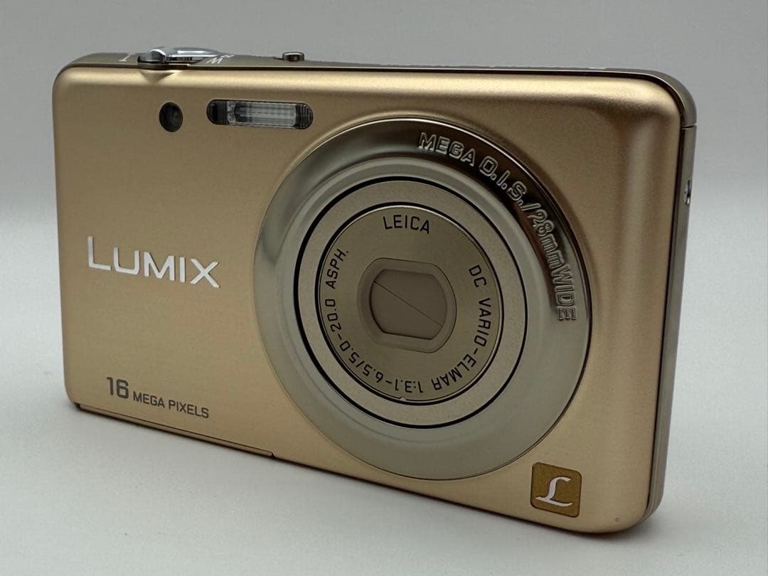 【極美品】 Panasonic LUMIX DMC-FH7 ゴールド
