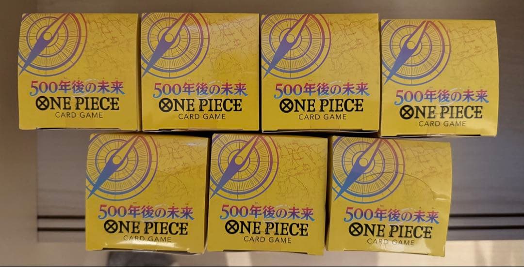 ワンピースカードゲーム 未開封品テープ付 500年後の未来7BOXセット