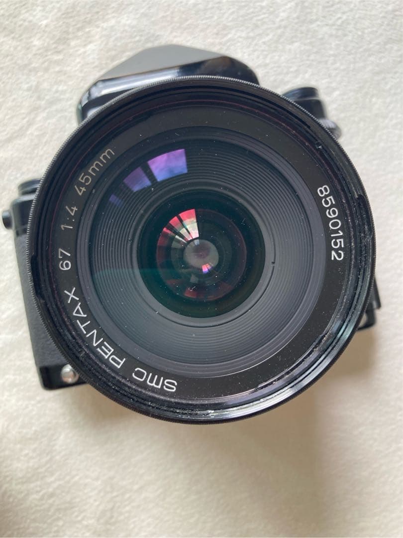 ペンタックス　67 カメラ　45mmレンズ　75mmレンズ　ストロボ　セット
