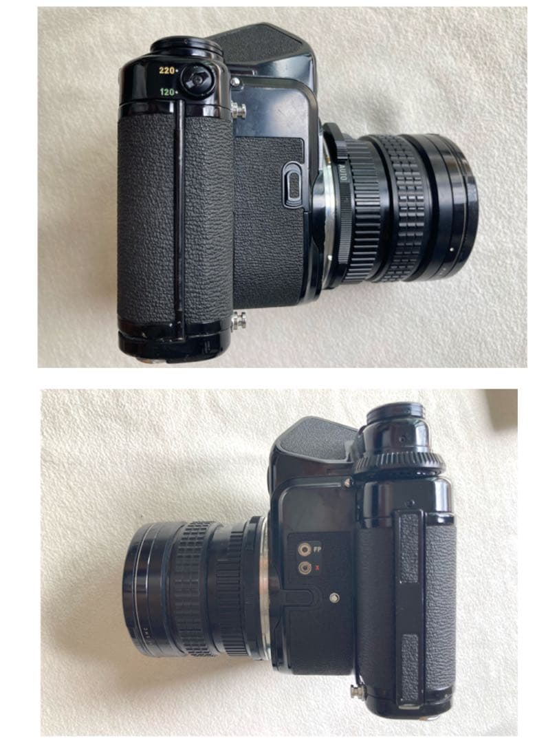 ペンタックス　67 カメラ　45mmレンズ　75mmレンズ　ストロボ　セット