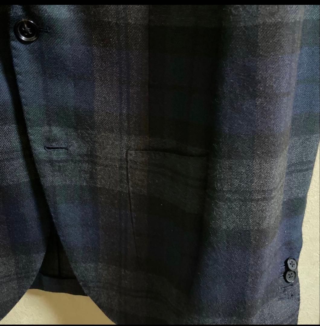 Brilla per il gusto ジャケット　ネイビーグリーンブラウン46