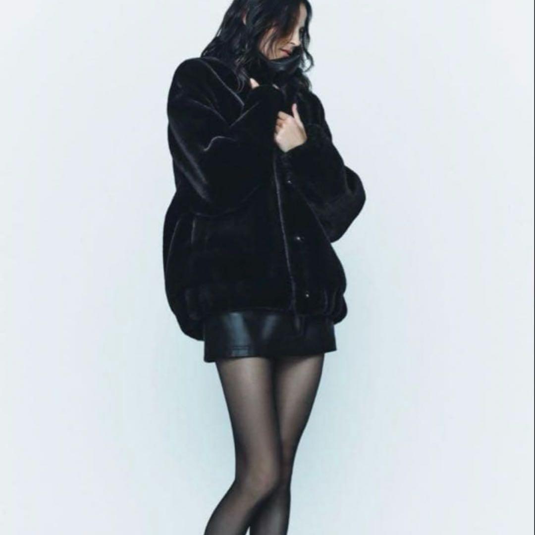 美品✨ZARA ZW COLLECTION フェイクファーボンバージャケットL