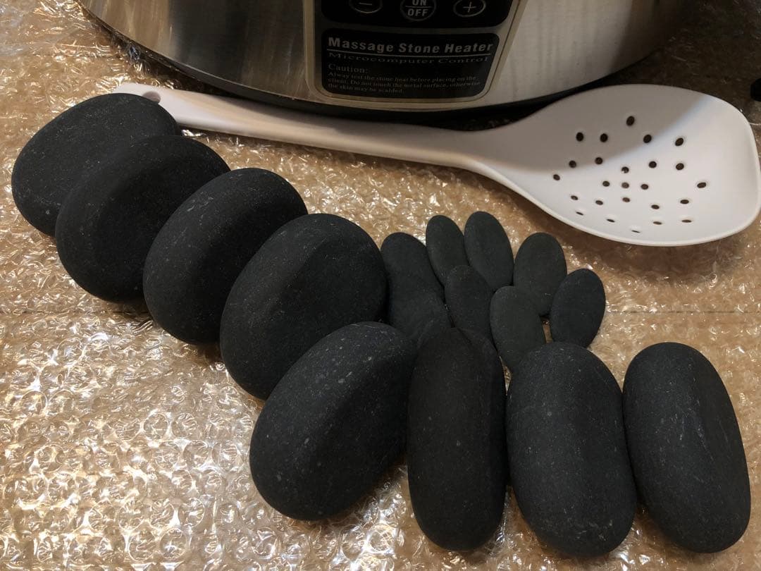 お値下げ中★ホットストーンウォーマー＋ストーンM8個＋ss8個＋おまけ8個付♪