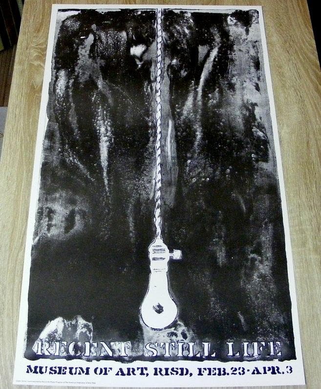 ジャスパー ジョーンズ Recent Still Life 1966年ポスター