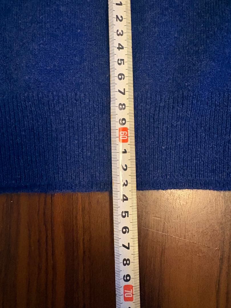 【値下げ！】Johnstons of Elgin ブルー カシミヤ セーター S