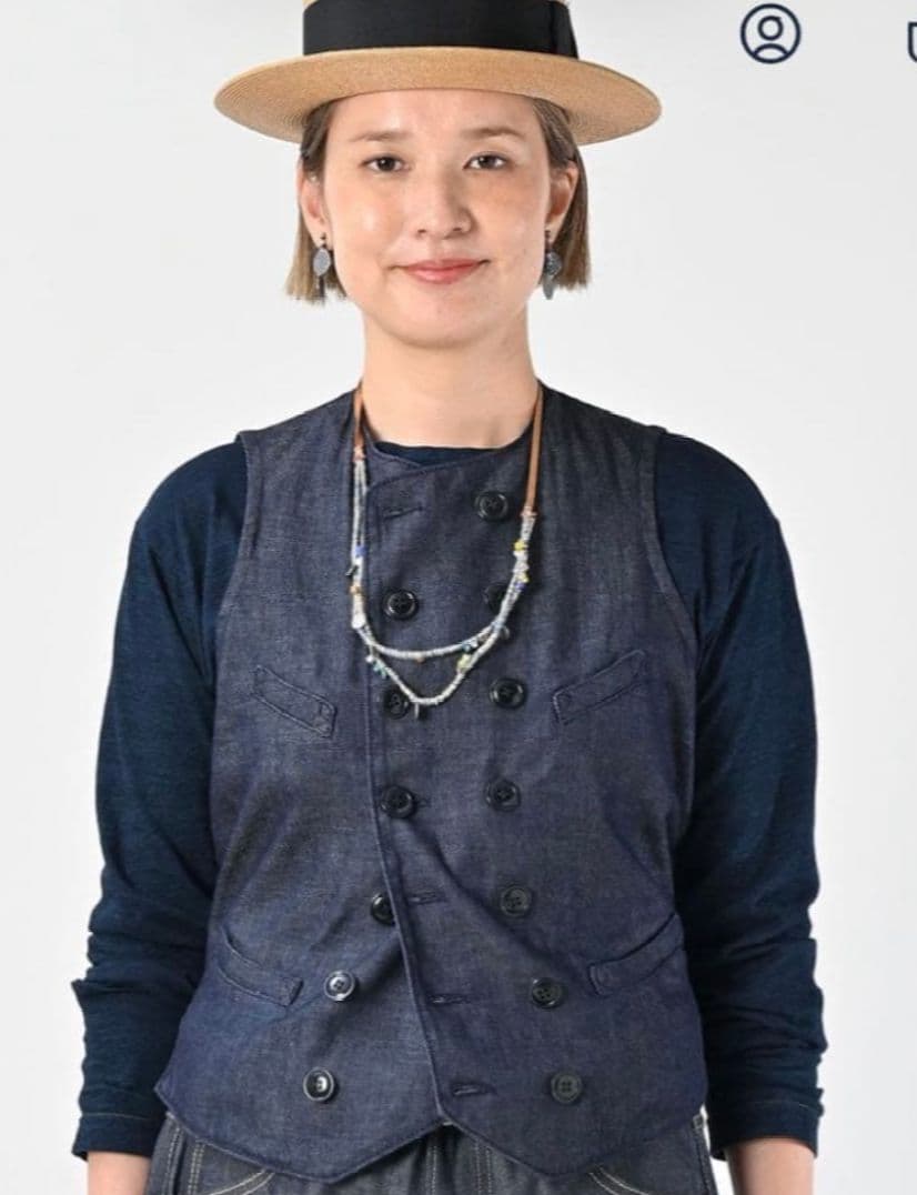 45R 45プチデニムベスト