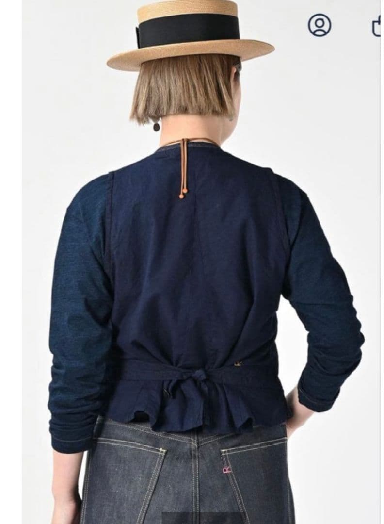 45R 45プチデニムベスト