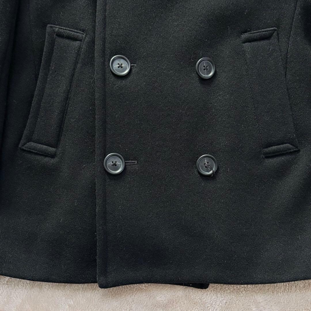 Ralph Lauren ラルフローレン Pコート ダブル L 黒 ウール