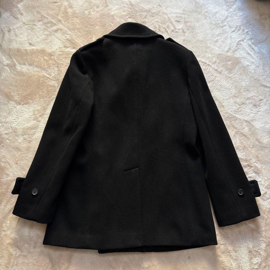 Ralph Lauren ラルフローレン Pコート ダブル L 黒 ウール