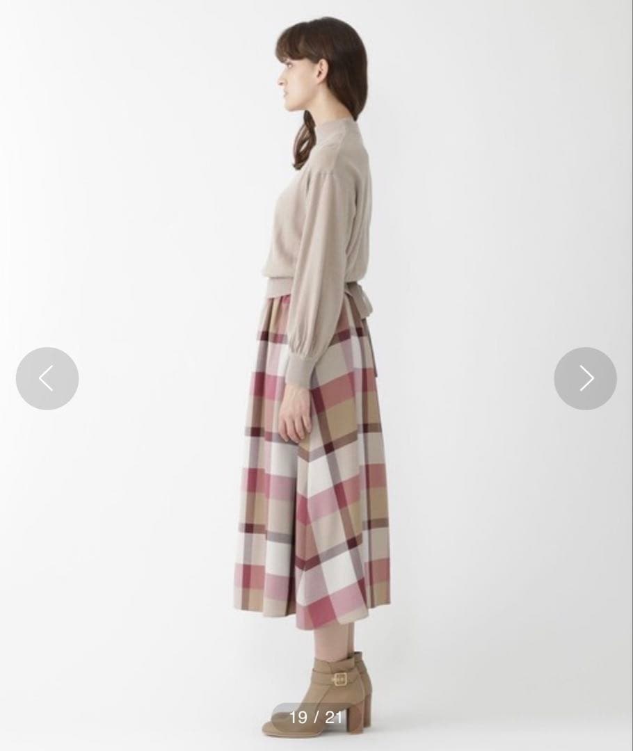 ブルーレーベルクレストブリッジ ニットドッキングワンピース 36